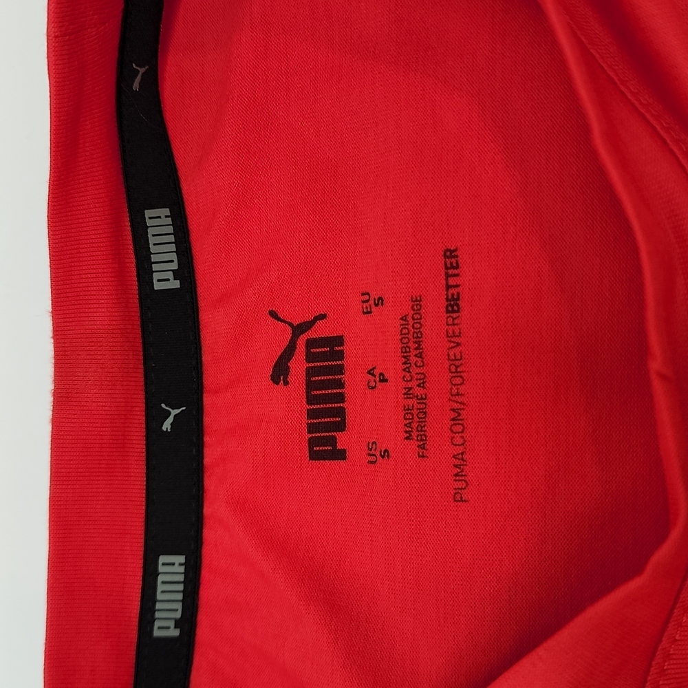 PUMA T-SHIRT "HIGH RISK ROUGE" COLOR - Picture 5 of 11